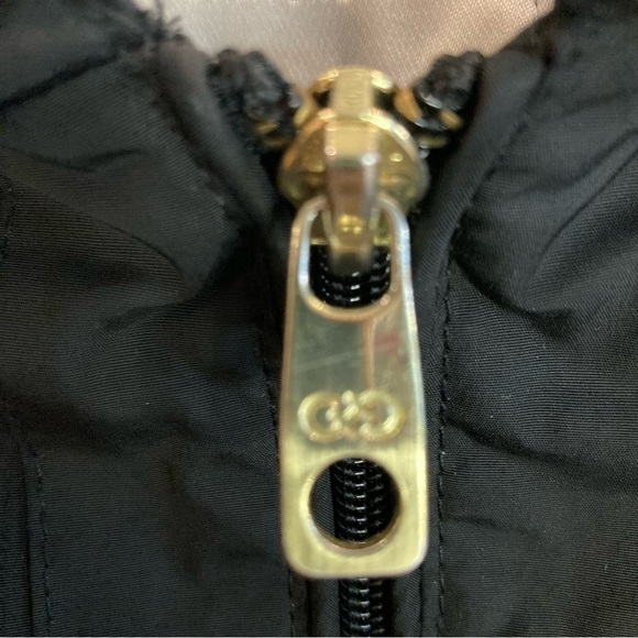 COLE HAAN Sz S Loose Packable Cap Hooded Drawstring Waffle Lining Rain Coat - Picture 6 of 13